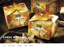 Tablet Screenshot of carolmdesign.com